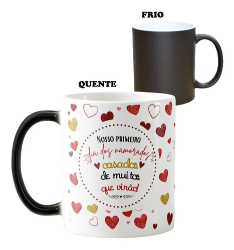 Caneca Mágica para Primeiro Dia dos Namorados Casados - Outros (Casal)