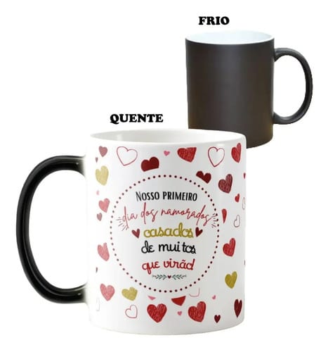 Caneca Mágica para Primeiro Dia dos Namorados Casados - Outros (Casal)