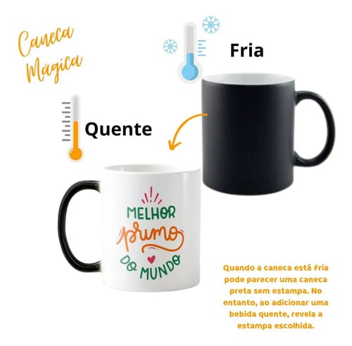 Caneca Mágica Presente Criativo Especial para Melhor Primo