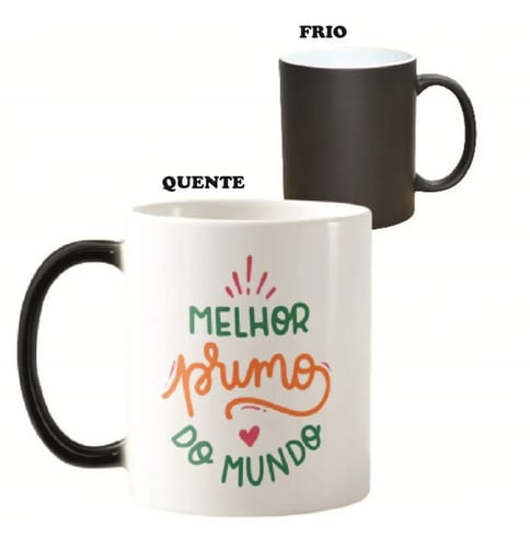 Caneca Mágica Presente Criativo Especial para Melhor Primo - Família (Primo)