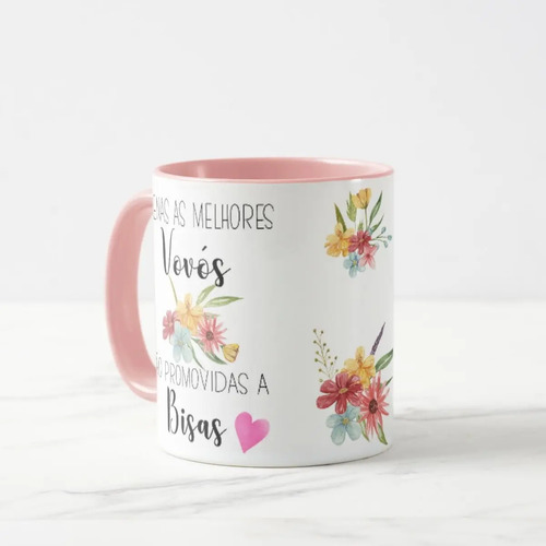 Caneca Feminina para Presentear Vovó Promovida a Bisa