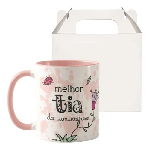 Caneca Feminina para Presentear a Melhor Tia do Universo - Família (Tia)