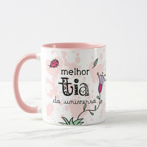 Caneca Feminina para Presentear a Melhor Tia do Universo