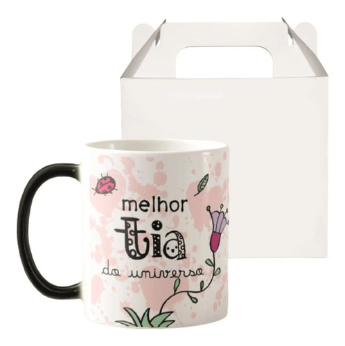 Caneca Mágica Presente Especial para Melhor Tia do Universo