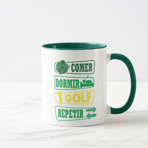 Caneca de Presente Criativo para Atletas de Golf Golfistas