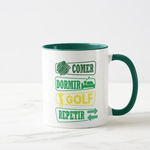 Caneca de Presente Criativo para Atletas de Golf Golfistas