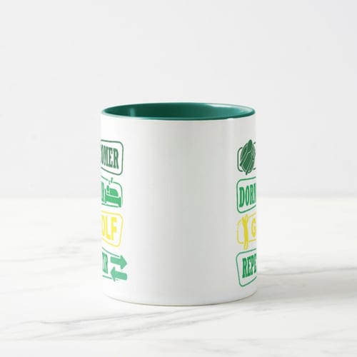 Caneca de Presente Criativo para Atletas de Golf Golfistas