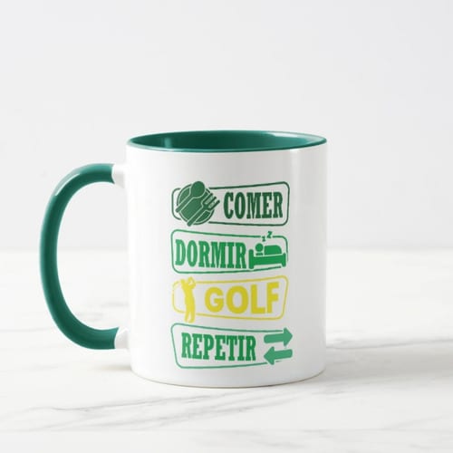 Caneca de Presente Criativo para Atletas de Golf Golfistas
