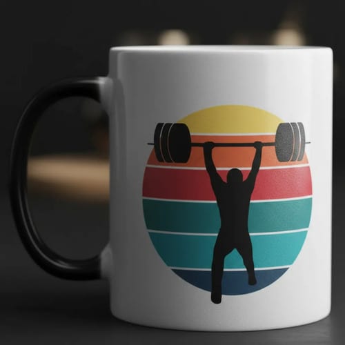Caneca Mágica de Presente Criativo para Halterofilismo - Hobbies (Esportista)