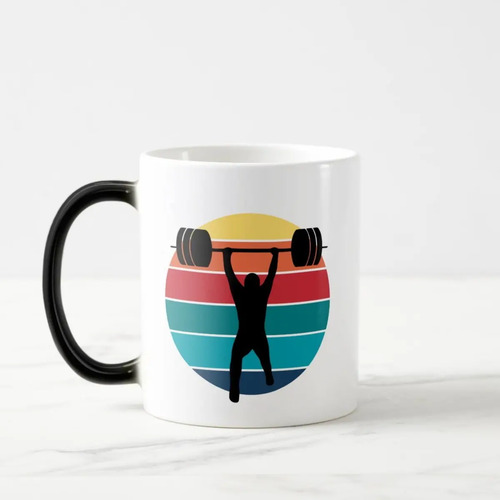 Caneca Mágica de Presente Criativo para Halterofilismo