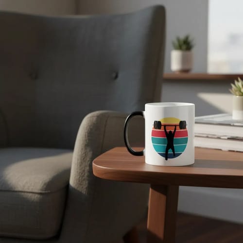 Caneca Mágica de Presente Criativo para Halterofilismo