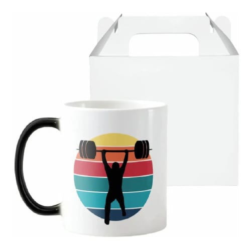 Caneca Mágica de Presente Criativo para Halterofilismo