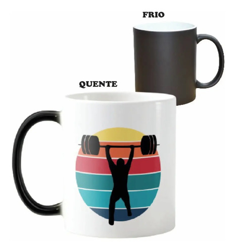 Caneca Mágica de Presente Criativo para Halterofilismo