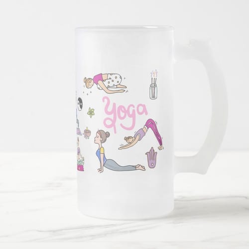 Copo Cerveja Presente Personalizado para Professora de Yoga