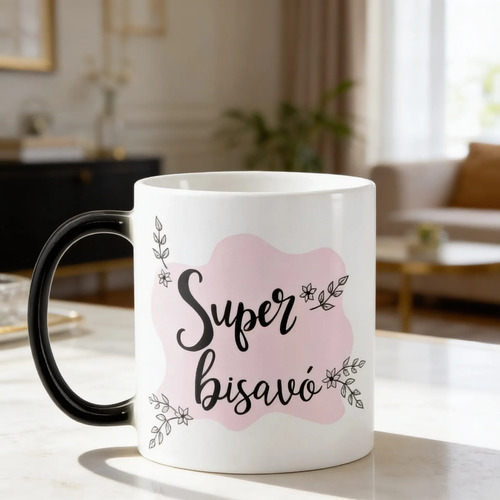 Caneca Mágica e Personalizada de Presente para a Bisavó Bisa - Família (Avó/Avô)