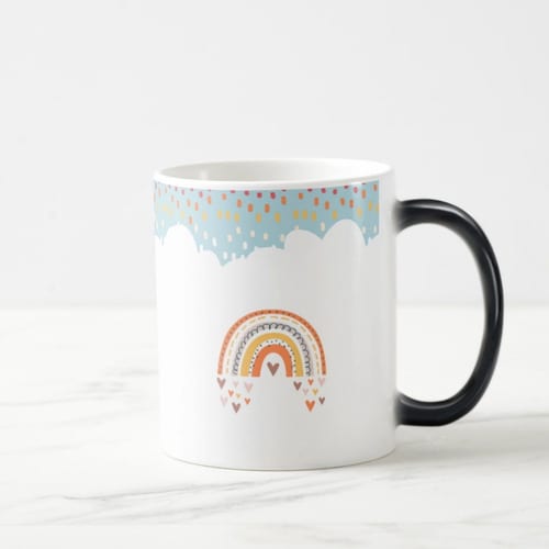 Caneca Mágica Presente Criativo Especial Chuva de Bençãos