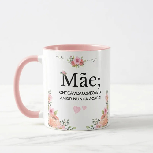 Caneca Feminina Delicada Presente Especial para Mãe