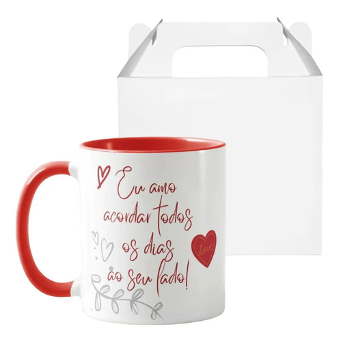 Caneca Personalizada com Frase Romântica Dia dos Namorados - Outros (Casal)