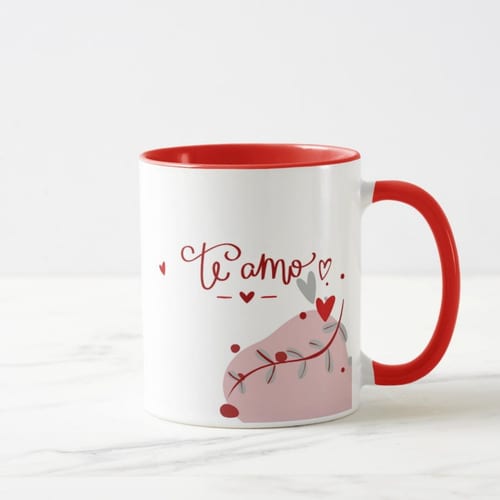Caneca Personalizada com Frase Romântica Dia dos Namorados