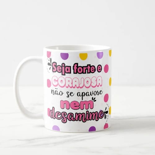 Caneca Feminina Presente Especial para Amiga Forte Corajosa