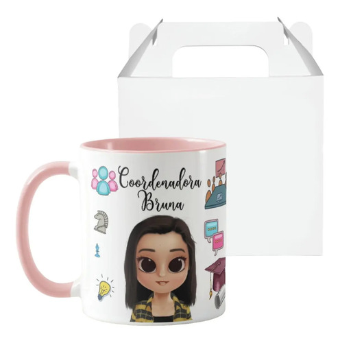 Caneca Presente Especial Presente Coordenadora Pedagógica - Profissões (Coordenadora  Pedagógica com nome e avatar)