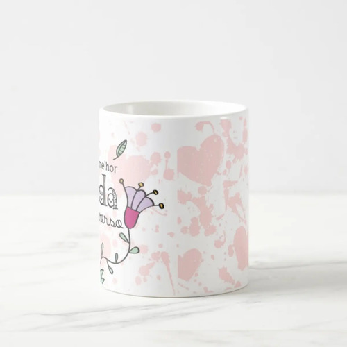 Caneca Presente Especial Aniversário Batismo Dinda Madrinha