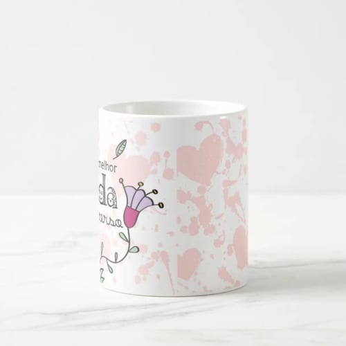 Caneca Presente Especial Aniversário Batismo Dinda Madrinha