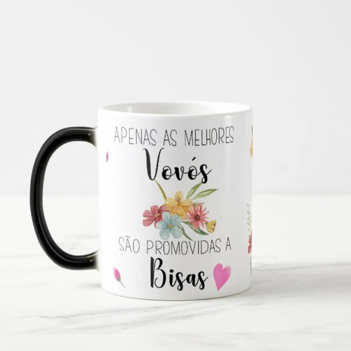 Caneca Mágica Presente Especial para Revelar Gravidez a Bisa
