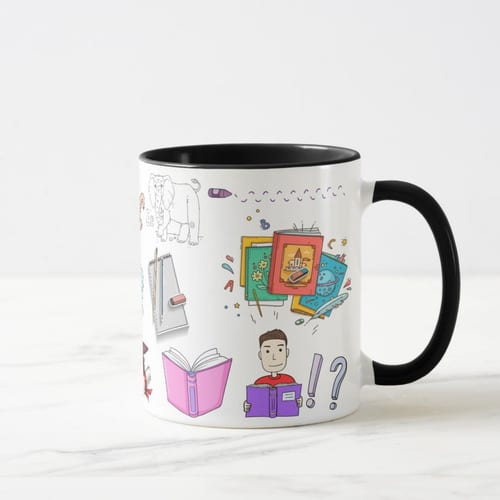 Caneca Presente Criativo Alfabetização Professora Infantil