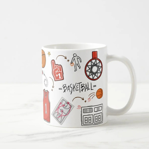 Caneca Basquete Presente Especial Professor Técnico Basquete