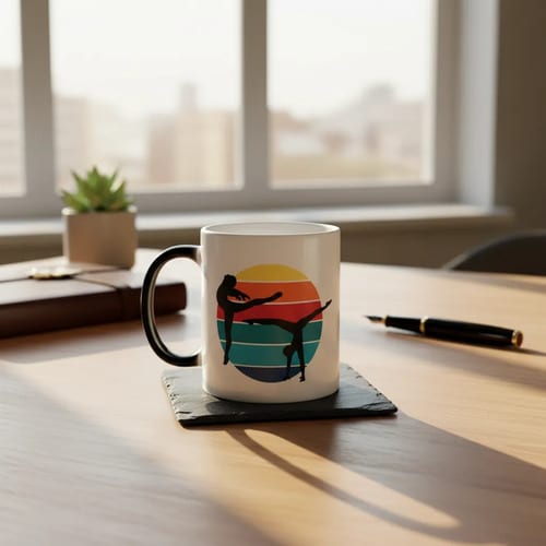 Caneca Mágica Esporte Ginástica para Presentear Ginasta