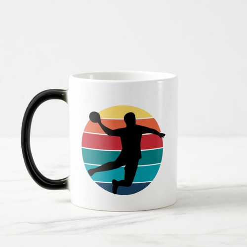Caneca Mágica Criativa para Jogador de Handebol Handball