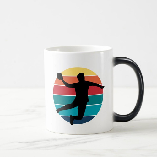 Caneca Mágica Criativa para Jogador de Handebol Handball