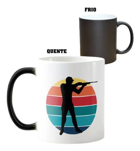 Caneca Mágica Presente Criativo para Atleta de Tiro ao Alvo - Hobbies (Esportista)