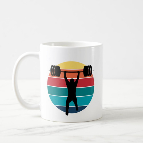Caneca Presente Personalizado de Halterofilismo Musculação