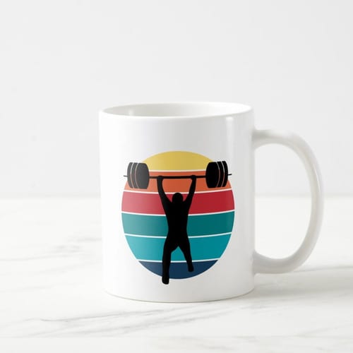Caneca Presente Personalizado de Halterofilismo Musculação