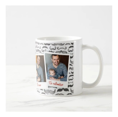 Caneca Pais Café com Amor e Alegria, Presente Perfeito