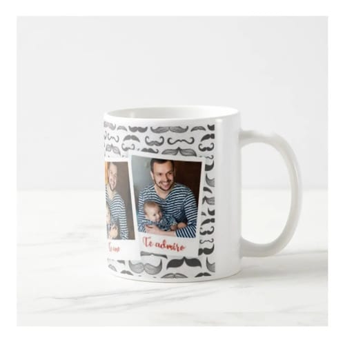 Caneca Pais Café com Amor e Alegria, Presente Perfeito