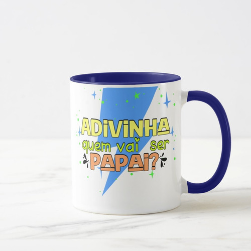 Caneca Presente Criativo Revelação de Gravidez Vou Ser Papai