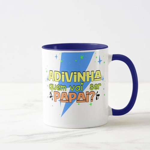 Caneca Presente Criativo Revelação de Gravidez Vou Ser Papai