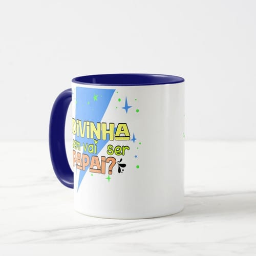 Caneca Presente Criativo Revelação de Gravidez Vou Ser Papai