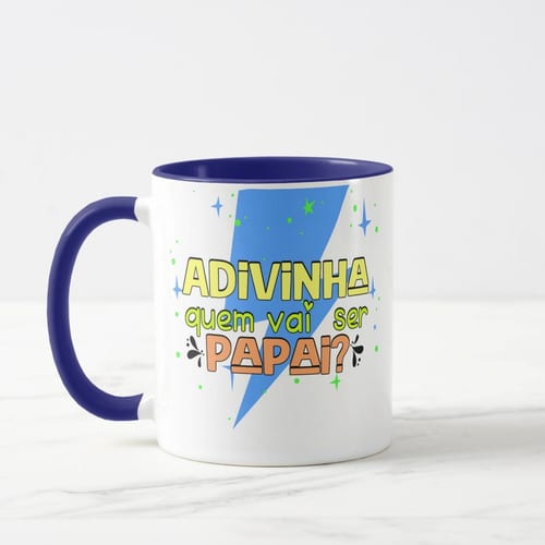 Caneca Presente Criativo Revelação de Gravidez Vou Ser Papai