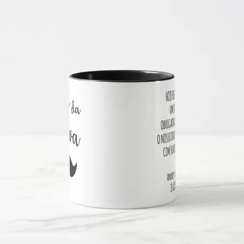 Caneca Lembrança Casamento Presente Avô da Noiva Familia