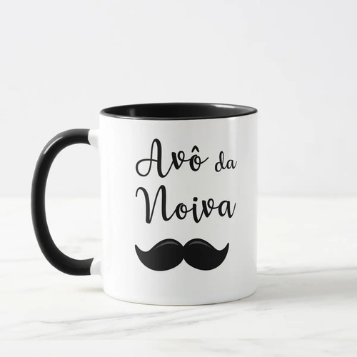 Caneca Lembrança Casamento Presente Avô da Noiva Familia - Casamento (Convidados)