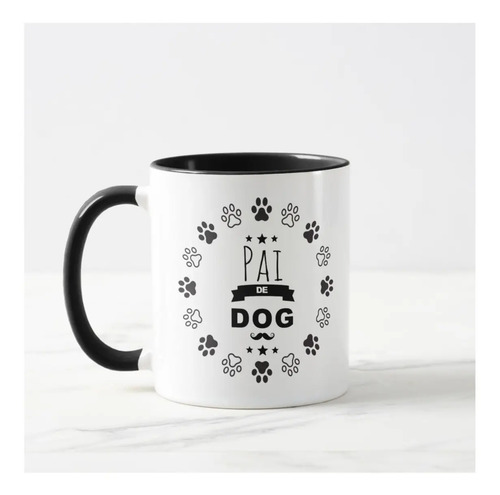Caneca Personalizada Masculina Pet Presente Pai de Dog - Pet (Pai)