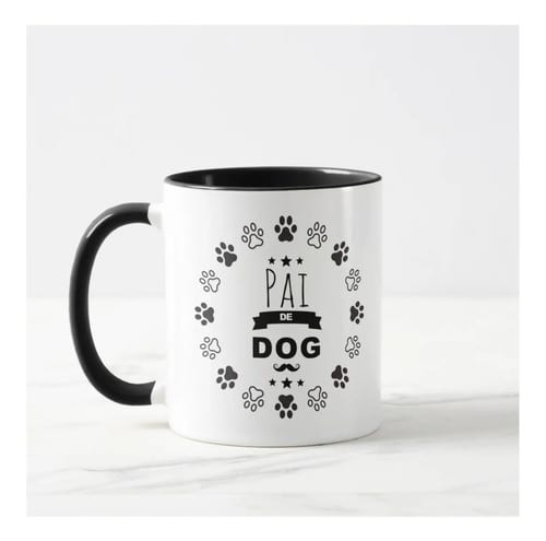 Caneca Personalizada Masculina Pet Presente Pai de Dog - Pet (Pai)
