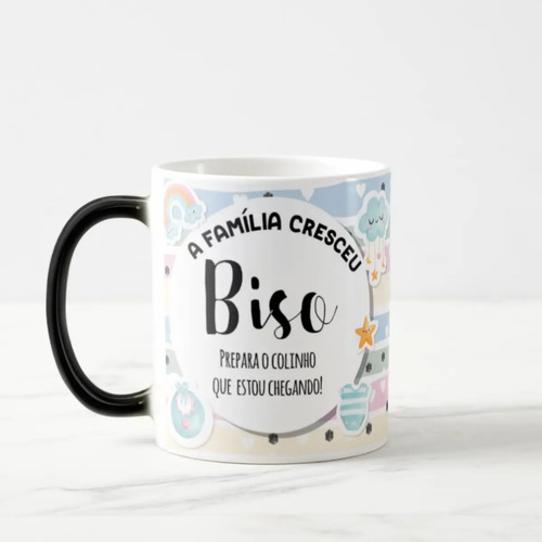 Caneca Mágica Presente Especial para Revelar Gravidez Bisavô