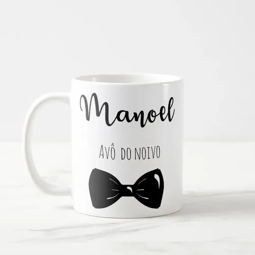 Caneca Casamento Lembrança Masculina Presente Familia Avô - Casamento (Convidados)
