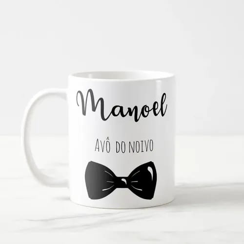 Caneca Casamento Lembrança Masculina Presente Familia Avô - Casamento (Convidados)