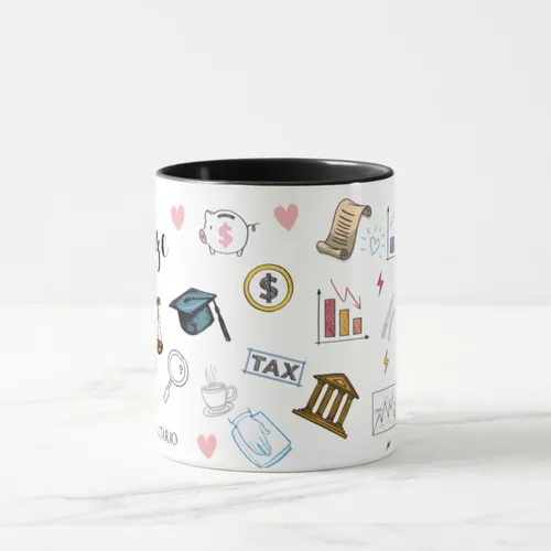 Caneca Personalizada Direito Tributário Profissão Advogado